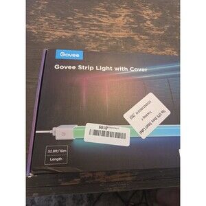 Govee Strip Light with Cover 32.8ft/10m H61B6 NEW RGBIC LED Sealed